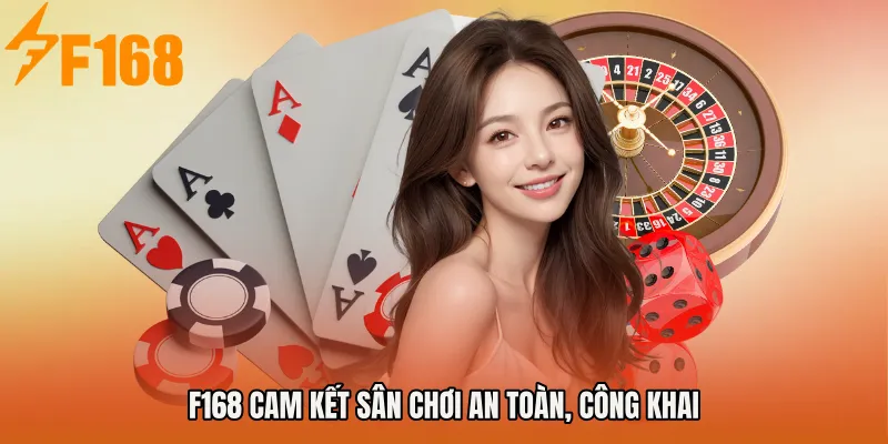 F168 cam kết sân chơi an toàn, công khai